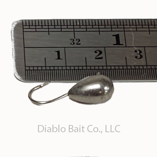 3mm, 4mm, 5mm, 6mm, 7mm Tungsten Ice Jig Blanks – Diablo Bait
