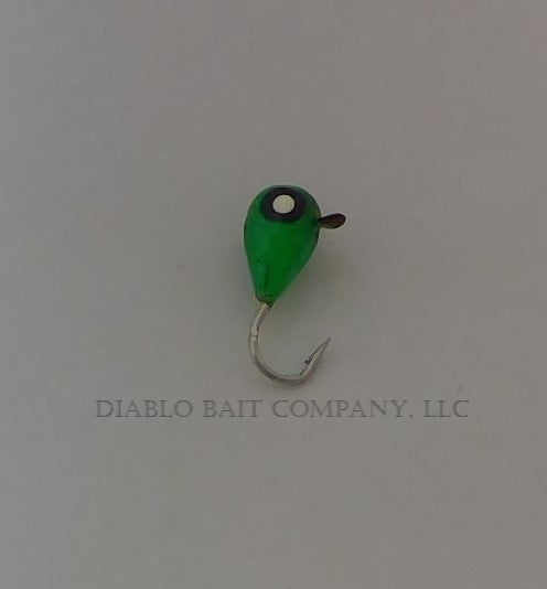 Tungsten Ice Jig- Limealicious – Diablo Bait Company, LLC