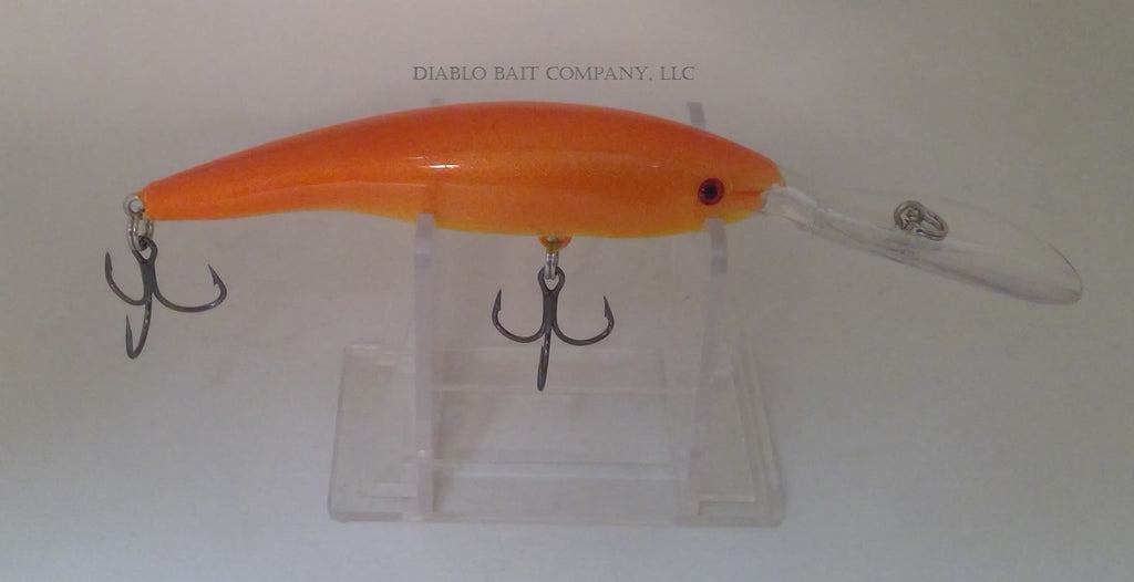 Minnow Deep Diver- Orange Pearl Yellow Belly