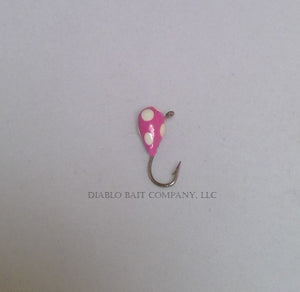 Tungsten Ice Jig- Pink Bonnet